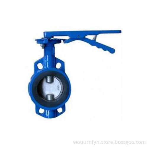 Cast Iron Water Fountain Valve / Handle Level Butterfly Val